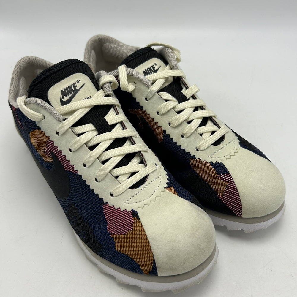 Nike Sneakers Womans 5 Cortez Ultra Print Fashion Lace Up Unique Colorful